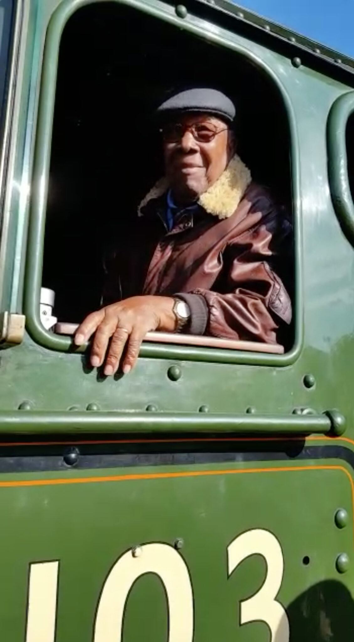 black man driving railroad story