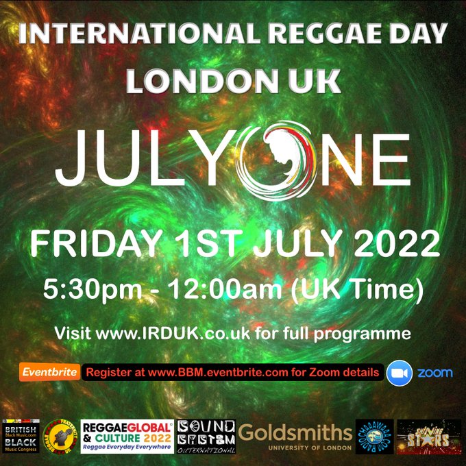 IRD UK - International Reggae Day London UK 2022 - Black History Month 2024